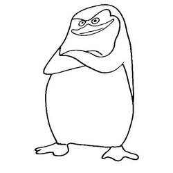 Dibujo para colorear: Los Pingüinos de Madagascar (Películas de Animación) #207612 - Dibujos para Colorear e Imprimir Gratis