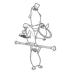 Dibujo para colorear: Los Pingüinos de Madagascar (Películas de Animación) #207626 - Dibujos para Colorear e Imprimir Gratis
