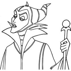 Dibujo Maléfica (Disney) (Películas de Animación) #208926 para imprimir y colorear