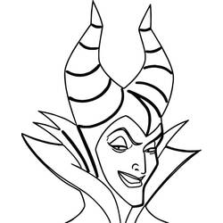 Dibujo Maléfica (Disney) (Películas de Animación) #208930 para imprimir y colorear
