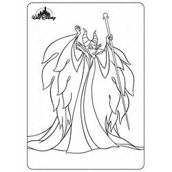 Dibujo Maléfica (Disney) (Películas de Animación) #208939 para imprimir y colorear