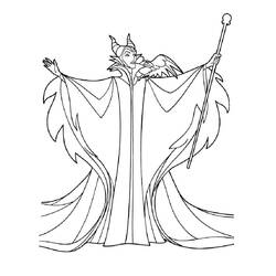 Dibujo Maléfica (Disney) (Películas de Animación) #208953 para imprimir y colorear