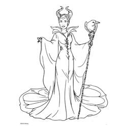 Dibujo Maléfica (Disney) (Películas de Animación) #208954 para imprimir y colorear
