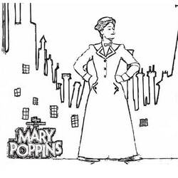 Dibujo para colorear: Mary Poppins (Películas de Animación) #204808 - Dibujos para Colorear e Imprimir Gratis