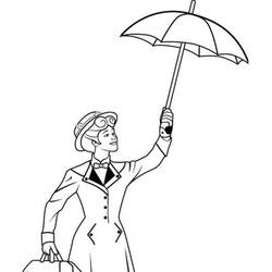 Dibujo para colorear: Mary Poppins (Películas de Animación) #204813 - Dibujos para Colorear e Imprimir Gratis