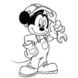 Dibujo para colorear: Mickey (Películas de animación) #170110 - Dibujos para Colorear e Imprimir Gratis