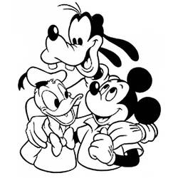 Dibujo para colorear: Mickey (Películas de animación) #170116 - Dibujos para Colorear e Imprimir Gratis