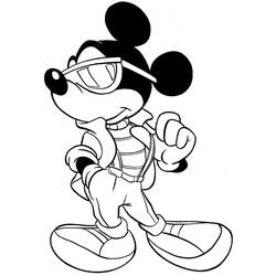 Dibujo para colorear: Mickey (Películas de animación) #170124 - Dibujos para Colorear e Imprimir Gratis