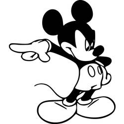 Dibujo para colorear: Mickey (Películas de animación) #170127 - Dibujos para Colorear e Imprimir Gratis