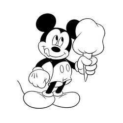 Dibujo para colorear: Mickey (Películas de animación) #170129 - Dibujos para Colorear e Imprimir Gratis
