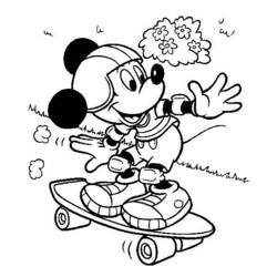 Dibujo para colorear: Mickey (Películas de animación) #170135 - Dibujos para Colorear e Imprimir Gratis