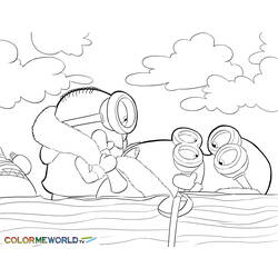 Dibujo para colorear: Minions (Películas de animación) #72256 - Dibujos para Colorear e Imprimir Gratis