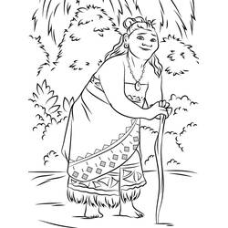 Dibujo para colorear: Moana (Películas de Animación) #181309 - Dibujos para Colorear e Imprimir Gratis