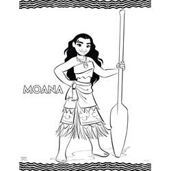 Dibujo para colorear: Moana (Películas de Animación) #181313 - Dibujos para Colorear e Imprimir Gratis