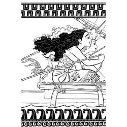 Dibujo para colorear: Moana (Películas de Animación) #181328 - Dibujos para Colorear e Imprimir Gratis