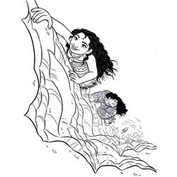 Dibujo para colorear: Moana (Películas de Animación) #181333 - Dibujos para Colorear e Imprimir Gratis
