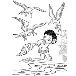 Dibujo para colorear: Moana (Películas de Animación) #181335 - Dibujos para Colorear e Imprimir Gratis