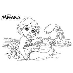 Dibujo para colorear: Moana (Películas de Animación) #181339 - Dibujos para Colorear e Imprimir Gratis