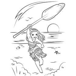 Dibujo para colorear: Moana (Películas de Animación) #181342 - Dibujos para Colorear e Imprimir Gratis