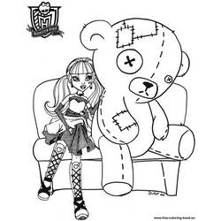 Dibujo para colorear: Monster High (Películas de animación) #24833 - Dibujos para Colorear e Imprimir Gratis