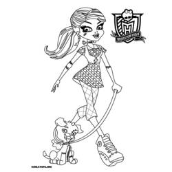 Dibujo para colorear: Monster High (Películas de animación) #24847 - Dibujos para Colorear e Imprimir Gratis