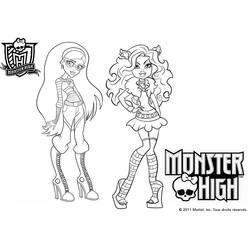Dibujo para colorear: Monster High (Películas de animación) #24860 - Dibujos para Colorear e Imprimir Gratis