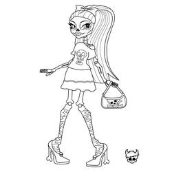 Dibujo para colorear: Monster High (Películas de animación) #24863 - Dibujos para Colorear e Imprimir Gratis
