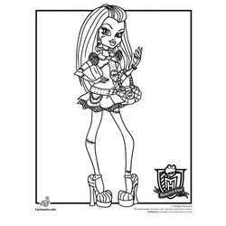Dibujo para colorear: Monster High (Películas de animación) #24871 - Dibujos para Colorear e Imprimir Gratis