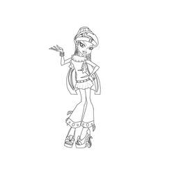 Dibujo para colorear: Monster High (Películas de animación) #24895 - Dibujos para Colorear e Imprimir Gratis