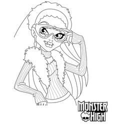 Dibujo para colorear: Monster High (Películas de animación) #24897 - Dibujos para Colorear e Imprimir Gratis