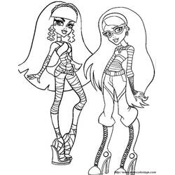 Dibujo para colorear: Monster High (Películas de animación) #24932 - Dibujos para Colorear e Imprimir Gratis