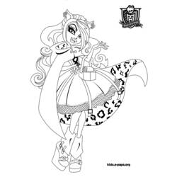 Dibujo para colorear: Monster High (Películas de animación) #24933 - Dibujos para Colorear e Imprimir Gratis