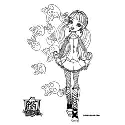 Dibujo para colorear: Monster High (Películas de animación) #24942 - Dibujos para Colorear e Imprimir Gratis