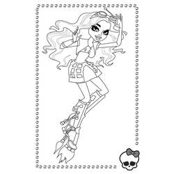 Dibujo para colorear: Monster High (Películas de animación) #24944 - Dibujos para Colorear e Imprimir Gratis
