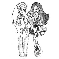 Dibujo para colorear: Monster High (Películas de animación) #24951 - Dibujos para Colorear e Imprimir Gratis