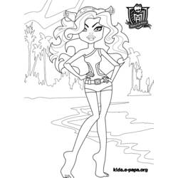 Dibujo para colorear: Monster High (Películas de animación) #24960 - Dibujos para Colorear e Imprimir Gratis