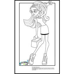 Dibujo para colorear: Monster High (Películas de animación) #24983 - Dibujos para Colorear e Imprimir Gratis