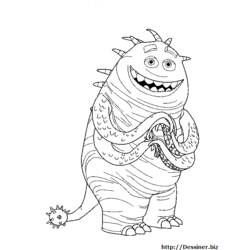 Dibujo para colorear: Monsters Inc. (Películas de animación) #132328 - Dibujos para Colorear e Imprimir Gratis
