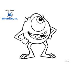 Dibujo para colorear: Monsters Inc. (Películas de animación) #132348 - Dibujos para Colorear e Imprimir Gratis