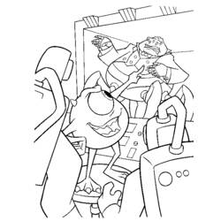 Dibujo para colorear: Monsters Inc. (Películas de animación) #132470 - Dibujos para Colorear e Imprimir Gratis