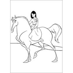 Dibujo Mulan (Películas de Animación) #182195 para imprimir y colorear