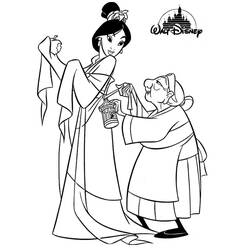 Dibujo Mulan (Películas de Animación) #182221 para imprimir y colorear
