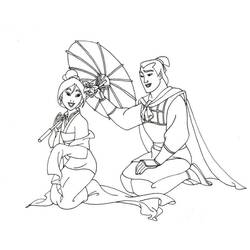 Dibujo Mulan (Películas de Animación) #182223 para imprimir y colorear