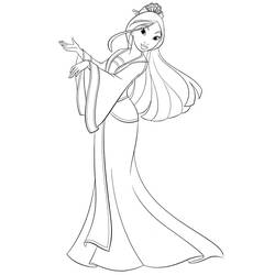 Dibujo Mulan (Películas de Animación) #182228 para imprimir y colorear
