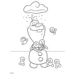 Dibujo para colorear: Olaf (Películas de animación) #170196 - Dibujos para Colorear e Imprimir Gratis