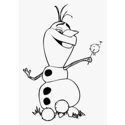 Dibujo para colorear: Olaf (Películas de animación) #170198 - Dibujos para Colorear e Imprimir Gratis