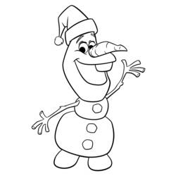 Dibujo para colorear: Olaf (Películas de animación) #170201 - Dibujos para Colorear e Imprimir Gratis