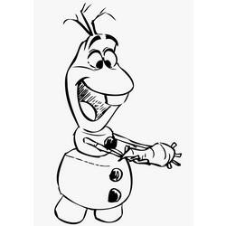 Dibujo para colorear: Olaf (Películas de animación) #170205 - Dibujos para Colorear e Imprimir Gratis