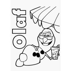 Dibujo para colorear: Olaf (Películas de animación) #170209 - Dibujos para Colorear e Imprimir Gratis