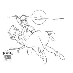 Dibujo para colorear: Peter Pan (Películas de animación) #128829 - Dibujos para Colorear e Imprimir Gratis